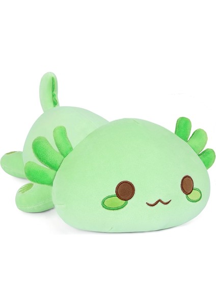 Sevimli Salamander Peluş Oyuncak, Yumuşak Dolması Hayvan Salamander Peluş Yastık, Kawaii Çocuk Peluş Oyuncak (Yeşil Semender, 37 Inç) (Yurt Dışından)