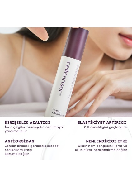 Yaşlanma Karşıtı, Nemlendirici ve Besleyici Vegan Serum