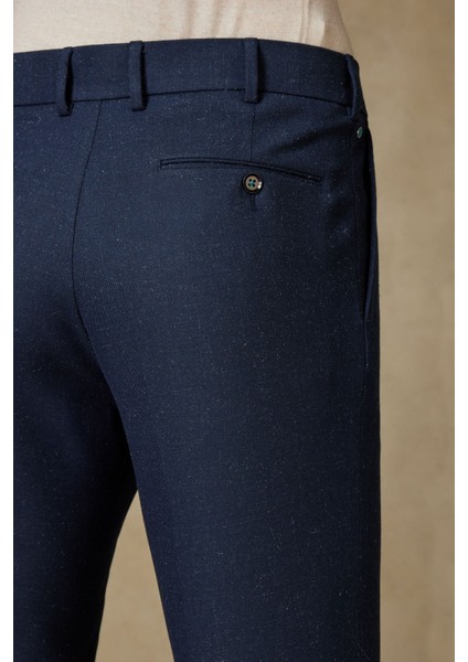 Lacivert Kumaş Yün Pantolon 773-1 44 fırsatları