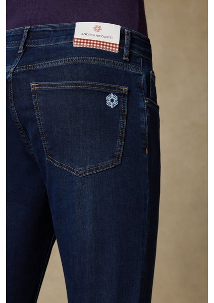 Lacivert Kot Pantolon J17-1 36