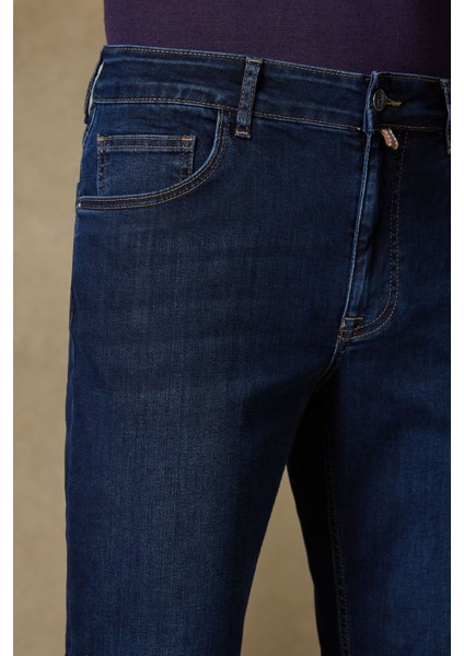 Lacivert Kot Pantolon J17-1 36