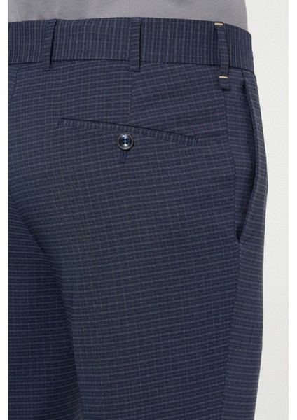 Gri Ekose Kumaş Pantolon 2739-3 40