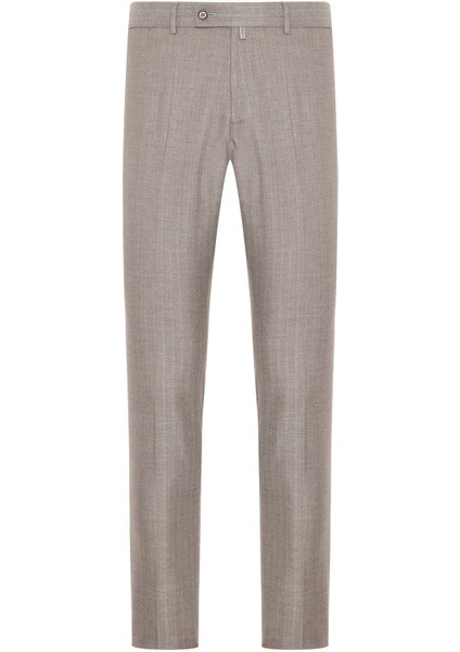 Bej Balık Sırtı Pantolon 880-1 50