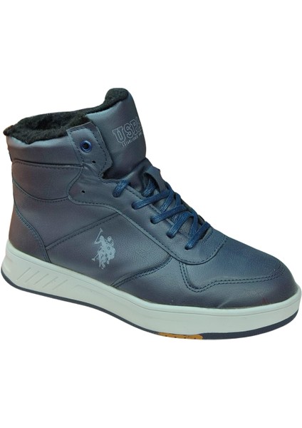Ansaldi 2pr Krk Erkek Lacivert High Sneaker Ayakkabı