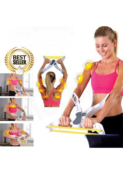 Tekno Trust Kol ve Göğüs Egzersiz Cihazı Pratik Kol Omuz Sırt Çalıştırma Spor Kondisyon Aleti