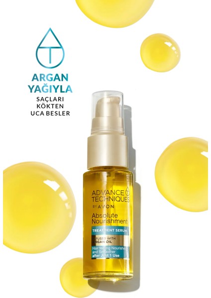 Advance Techniques Argan Yağı İçeren Besleyici Saç Serumu 30 ml x 2 adet