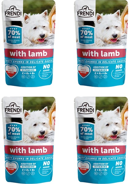 Soslu Kuzulu Tam Köpek Yaş Maması 4