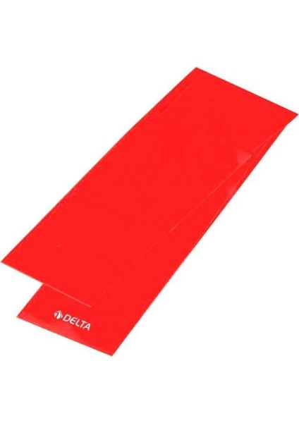 Hafif Sert Pilates Bandı, 120x7,5 cm, Direnç Lastiği, Kırmızı, Uç Açık