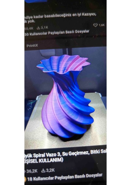 Plastik Vazo