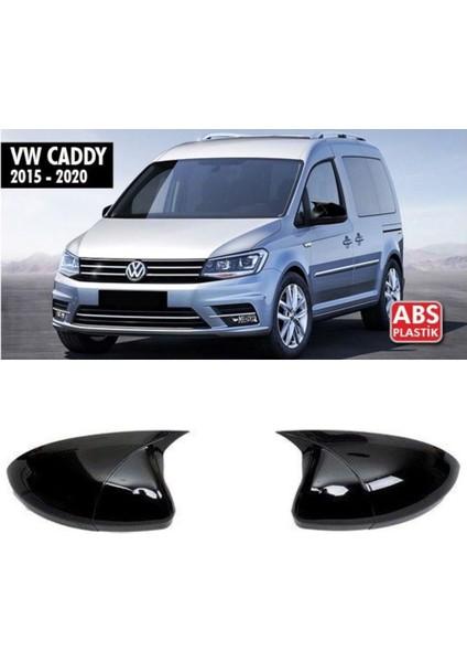 Vw Caddy Batman Yarasa Ayna Kapağı Piano Black 2015-2020