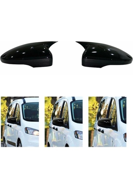 Ford Courier Batman Yarasa Ayna Kapağı Piano Black 2018-2021 modelleri