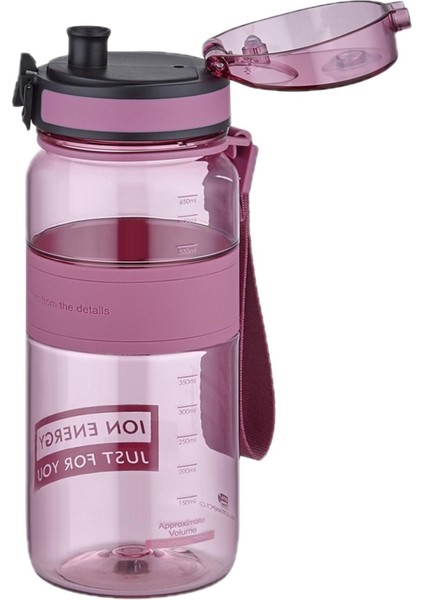 Tritan Su Matarası 650 ml Yenilenen Renkler