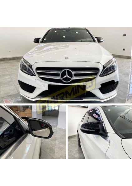 Mercedes C Serisi W205 Batman Ayna Kapağı Piano Black 2015-2020