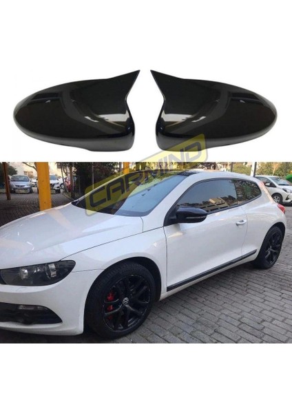 Vw Scirocco Batman Yarasa Ayna Kapağı Piano Black