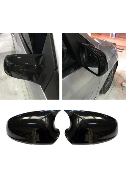 Ford Fiesta Batman Yarasa Ayna Kapağı Piano Black 2006-2009 fırsatları