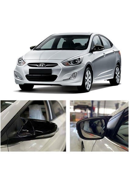 Hyundai Accent Blue Batman Yarasa Ayna Kapağı (Sinyalli)
