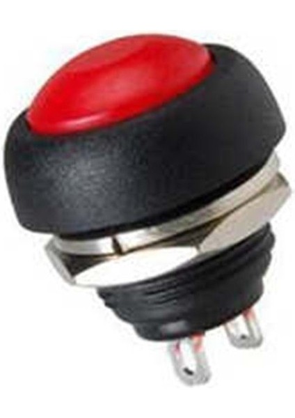 IC-184-1 Kırmızı Plastik Buton