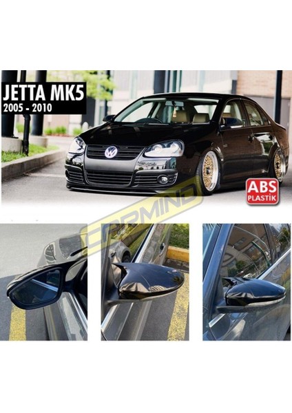 Vw Jetta Mk5 Batman Yarasa Ayna Kapağı Piano Black 2005-2010