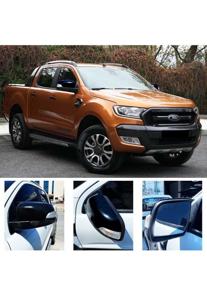 Ford Ranger Batman Yarasa Ayna Kapağı Piano Black 2015-