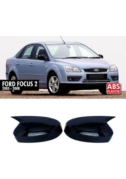 Ford Focus 2 Batman Yarasa Ayna Kapağı Piano Black 2005-2008