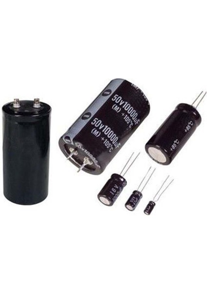 4.7mf 160V Kutuplu Kondansatör 5 Li Paket Halinde