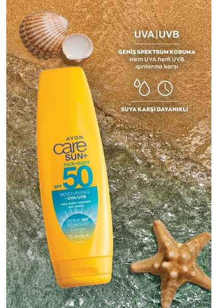 Yüz ve Vücut Için Koruyucu Güneş Kremi Spf 50 135 ml