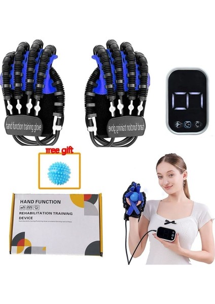 Tekno Trust Sağ ve Sol El Parmak Rehabilitasyon Egzersiz Robot Eldiven El Egzersiz Aracı