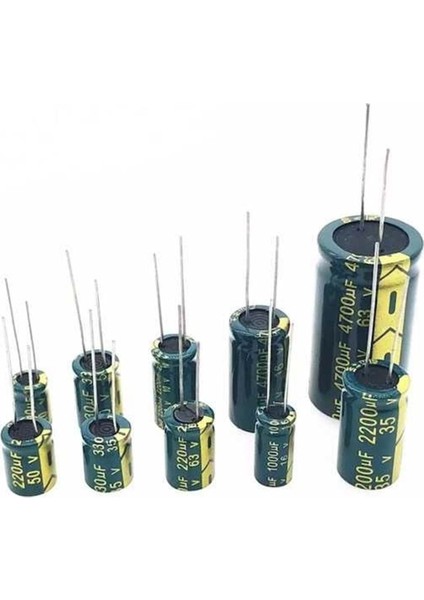 10MF 35V Kutuplu Kondansatör 5 Li Paket Halinde