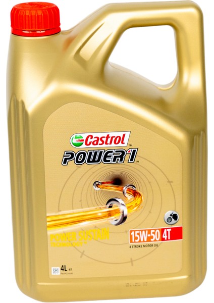 Castrol 4t Power 1 15w50 4lt