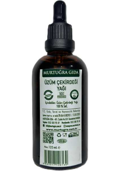 Üzüm Çekirdeği Yağı - 125ML.