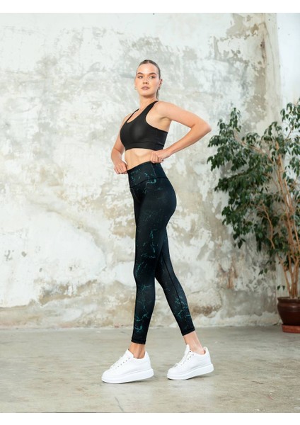 Metz Desenli Spor Tayt modelleri