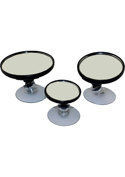 Renkli Ayna Seti - 3'lü Siyah / AYDS96