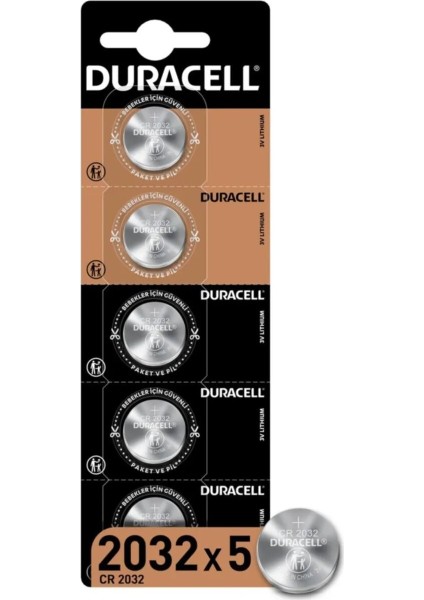 CR2032 / Dl 2032 Düğme Pil 5 Adet Para Pil CR2032 3V Pil