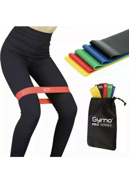 Renkli 5'li Direnç Lastiği Seti, Fitness ve Pilates Esneme İçin Güçlü ve Esnek fiyatları
