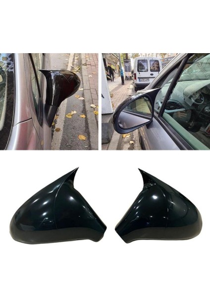 Peugeot 308 Batman Yarasa Ayna Kapağı Piano Black 2007-2013 fırsatları