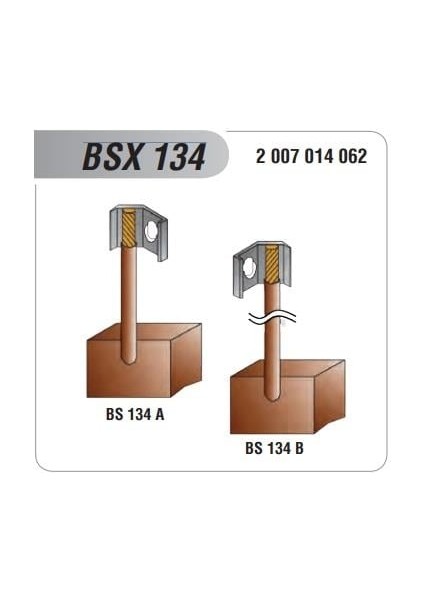 12V Marş Kömürü Bosch Tipi BSX-134 (4 Ad)