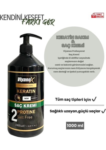 Keratin Bakım Ve Onarıcı Saç Kremi 1000 Ml