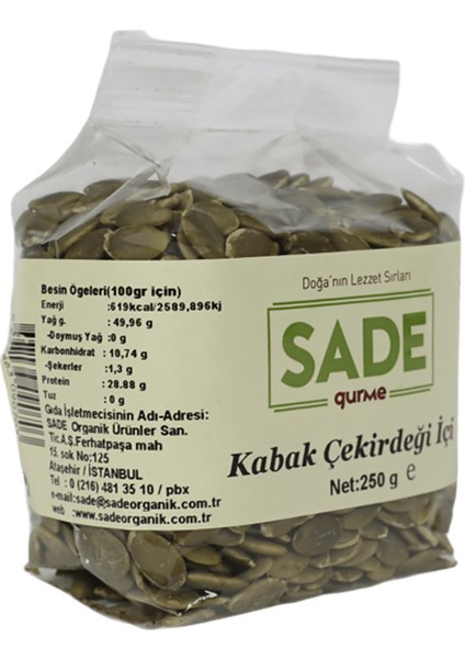 Gurme x 2 Paket Kabak Çekirdeği Içi 250 gr