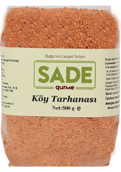 Gurme Köy Tarhanası 500 gr