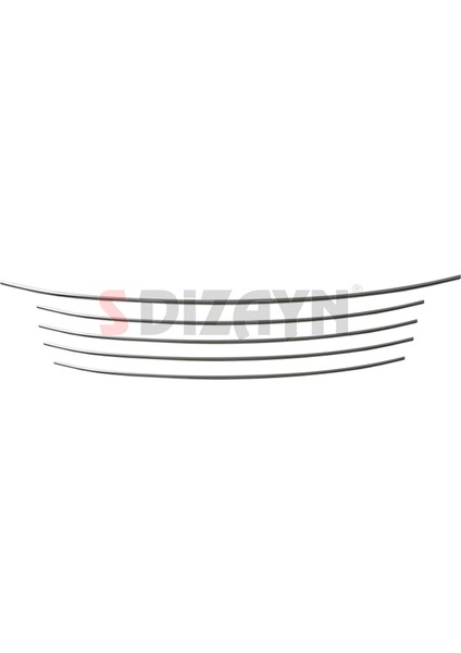 Citroen C5 Krom Ön Tampon Çıtası 5 Prç 2008-2017