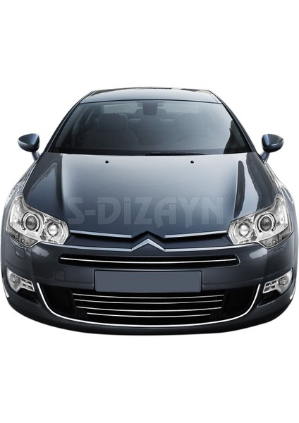 Citroen C5 Krom Ön Tampon Çıtası 5 Prç 2008-2017