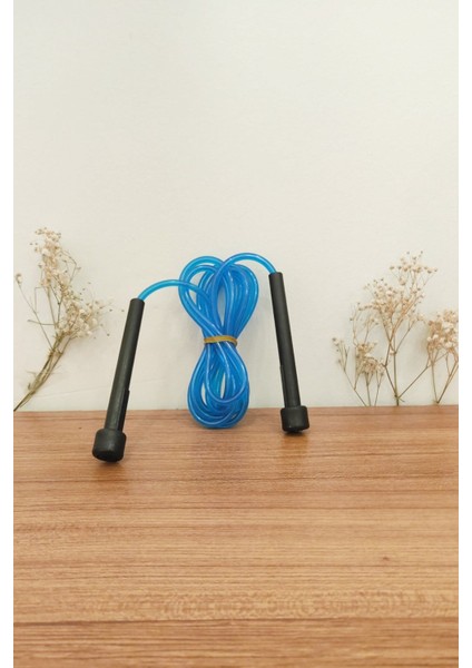 Delux Atlama Ipi Uzunluğu Ayarlanabilir Atlama Ipi Rulmanlı Kondisyon Pilates Ekipmanları - Mavi indirimleri