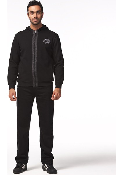 Beşiktaş Erkek Kapüşonlu Fermuarlı Sweatshırt 7425243T3