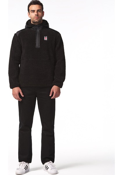 Beşiktaş Erkek Kapüşonlu Polar Sweatshırt 7425261T3