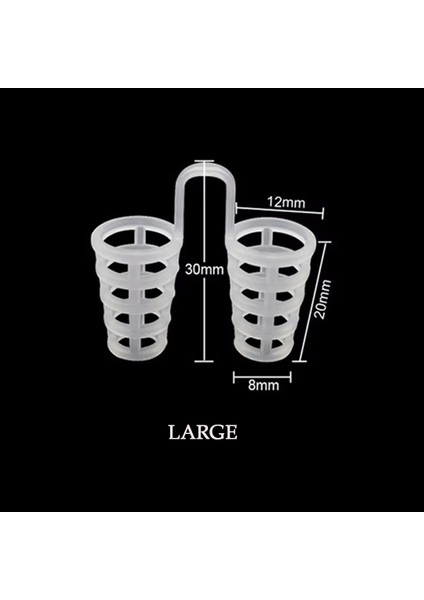 Burun Içi Silikon Aparatı Antihorlama Nefes Açan Nostril Nazal Dilatör Steril Taşıma Kutulu - Largex2