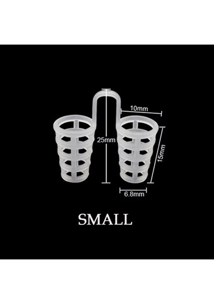 Burun Içi Silikon Aparatı Antihorlama Nefes Açan Nostril Nazal Dilatör Steril Taşıma Kutulu - Small X2