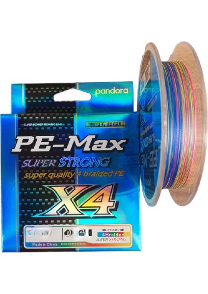 Pe-4 Braid 4x 300 mt Multicolor0.16 mm