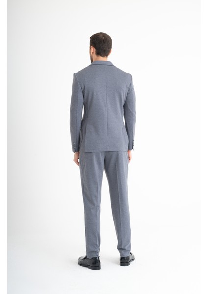 Süper Slim Fit Takım Elbise - Gri fırsatları