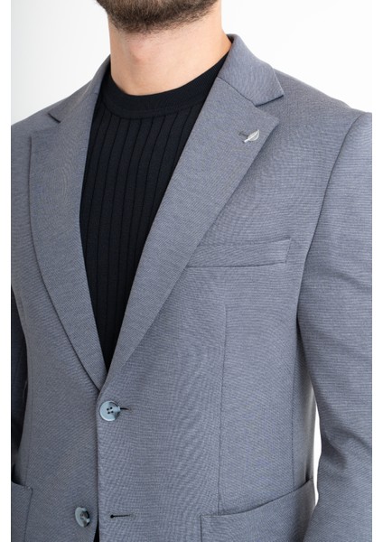 Süper Slim Fit Takım Elbise - Gri indirimleri