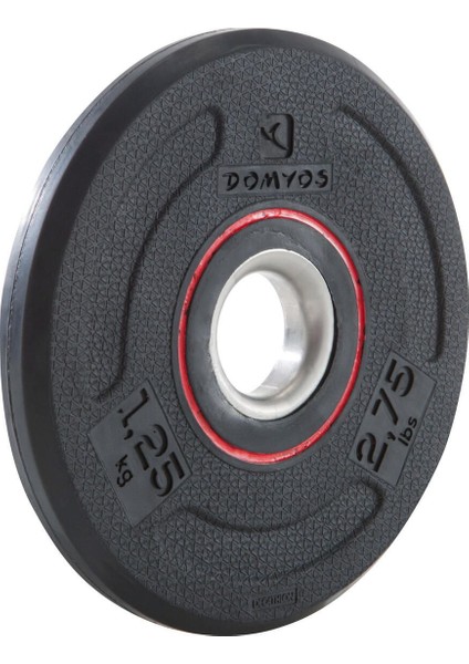 Kauçuk Ağırlık Plakası 1,25 Kg 28 mm Siyah Spor Ekipmanı indirimleri